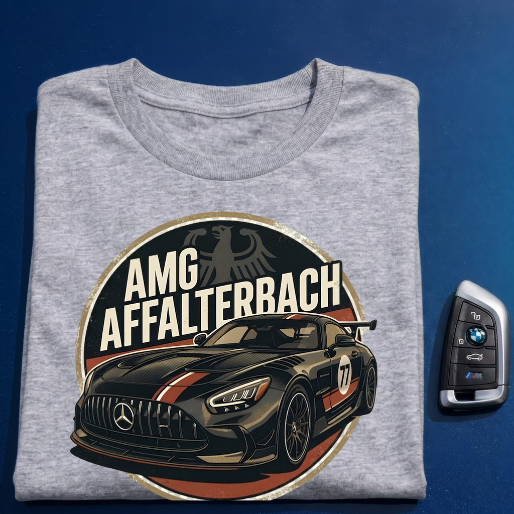 AMG Affalterbach T-Shirt | Performance Car Enthusiast Apparel | Heavyweight Cotton Tee